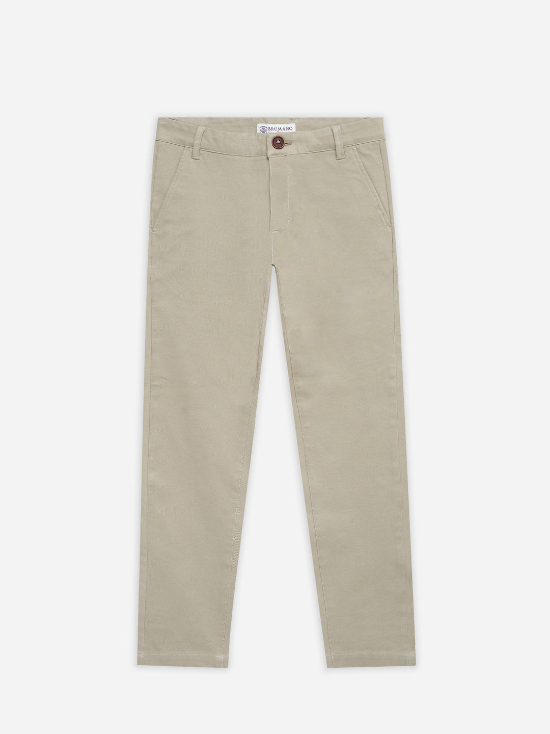 Khaki Casual Cotton Trouser - Junior