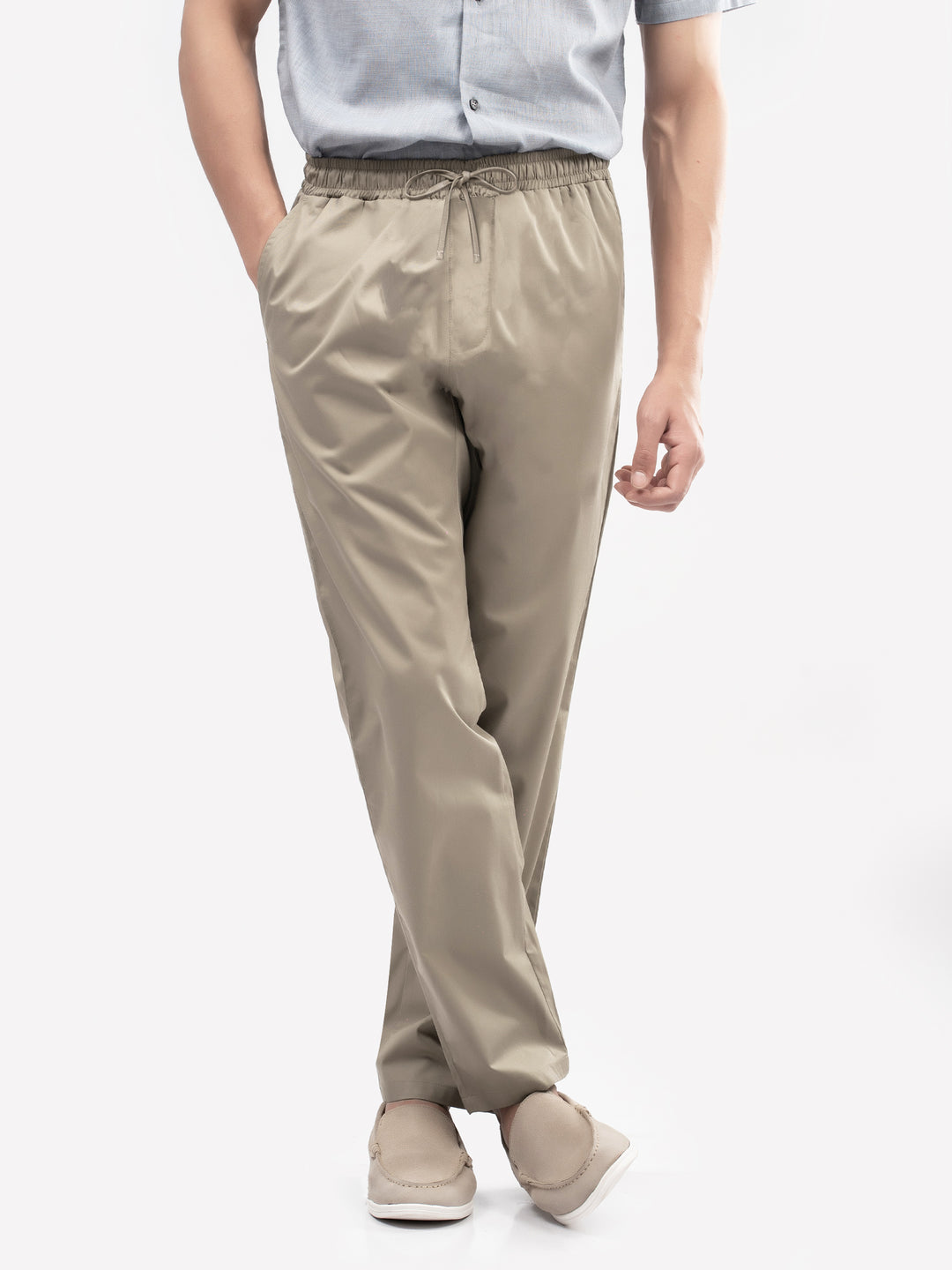 Khaki Casual Fit Pajama