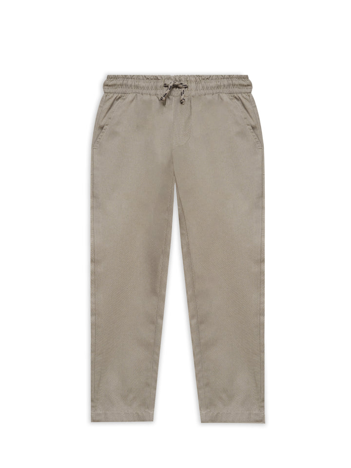Khaki Straight Fit Casual Pajama - Junior