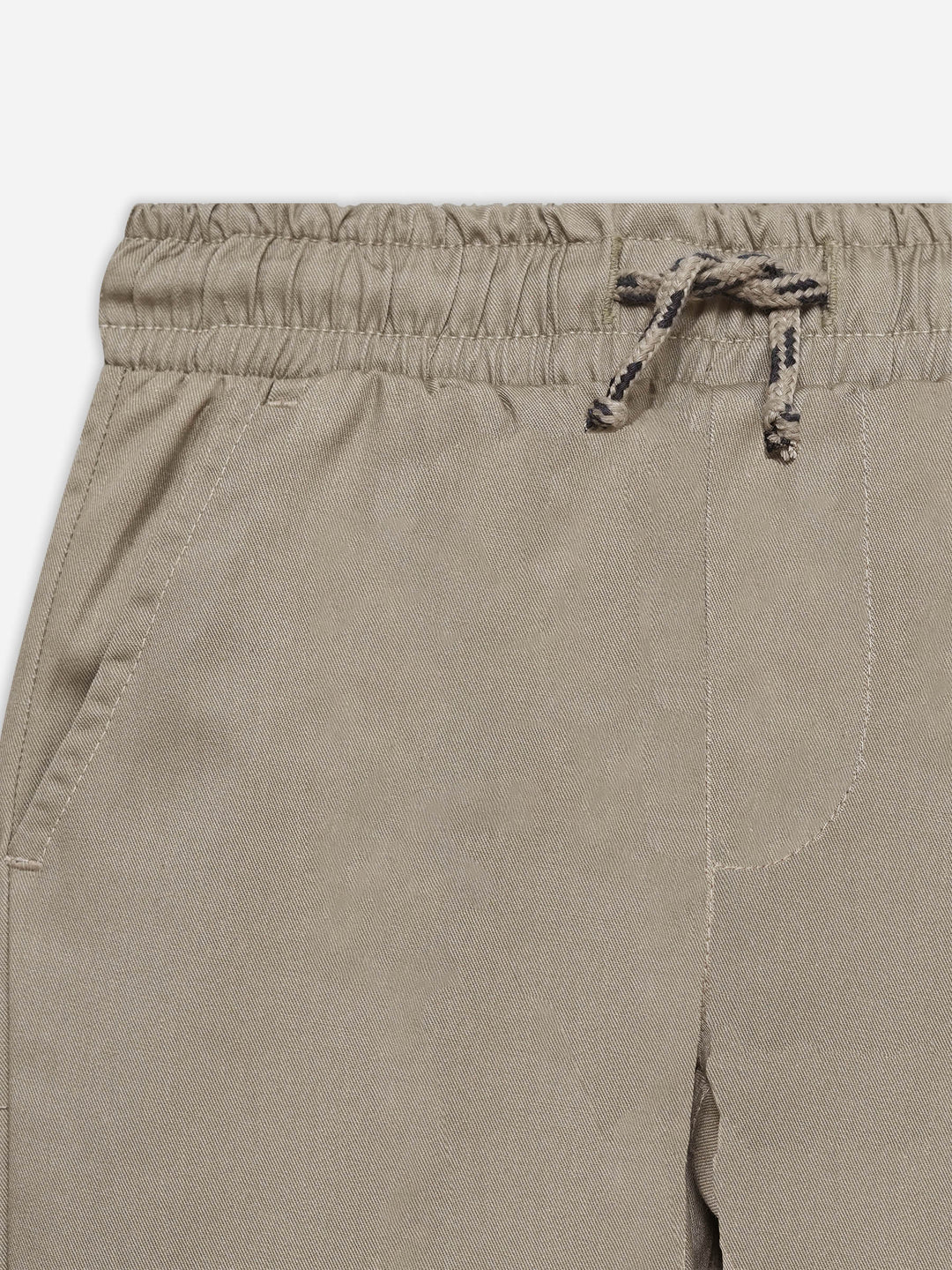 Khaki Straight Fit Casual Pajama - Junior