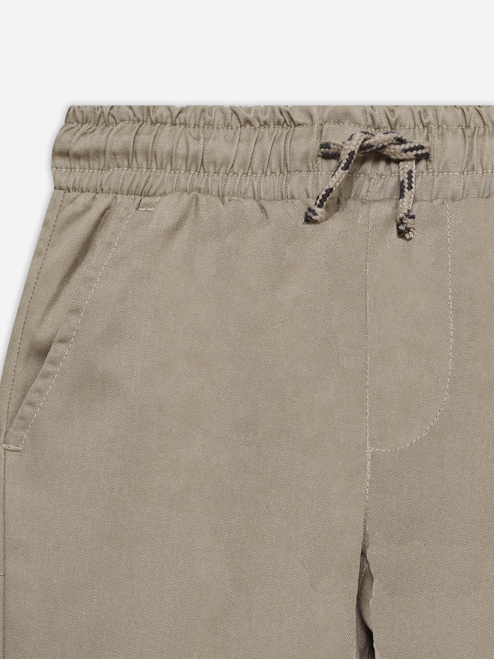Khaki Straight Fit Casual Pajama - Junior