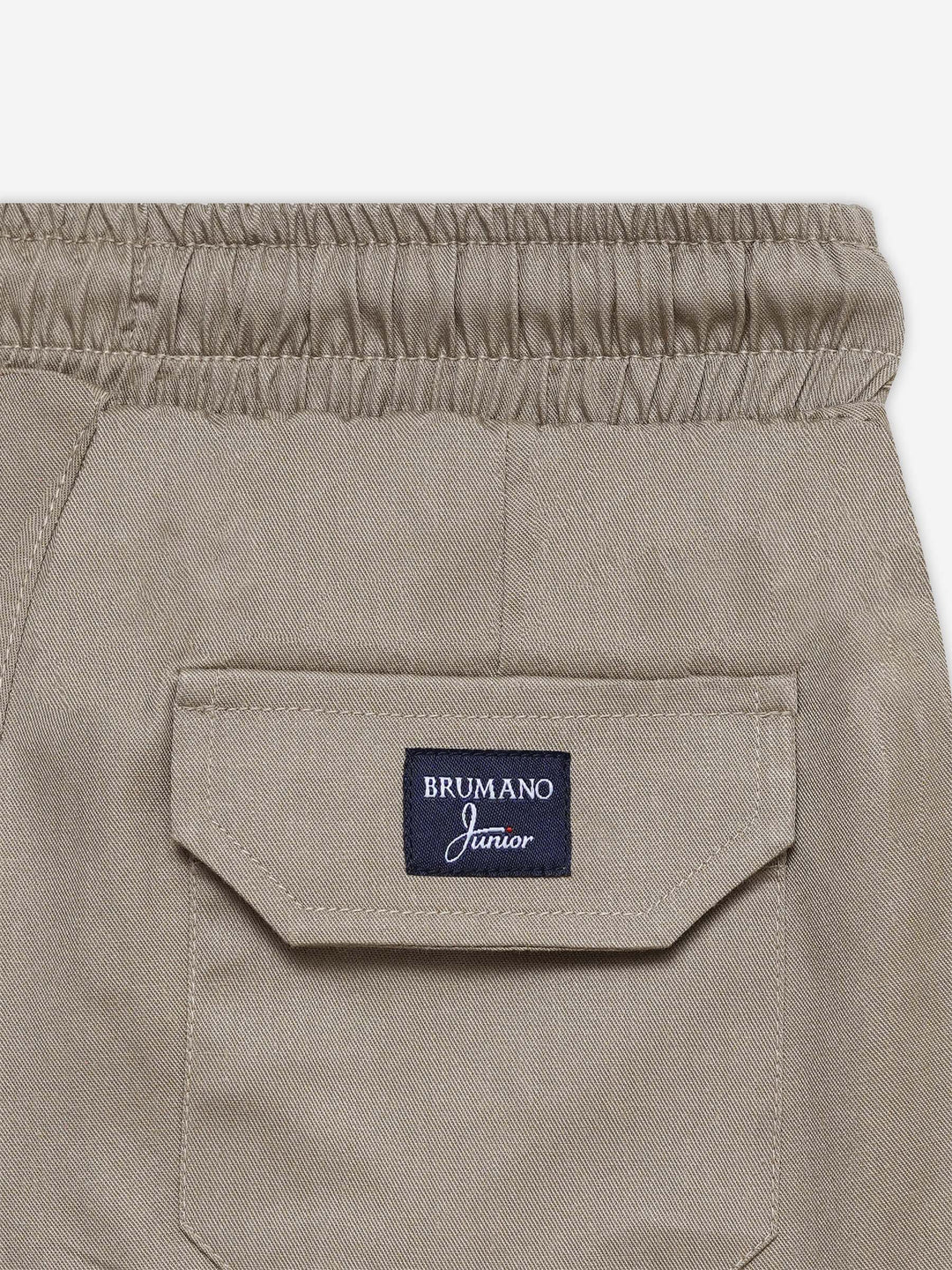 Khaki Straight Fit Casual Pajama - Junior