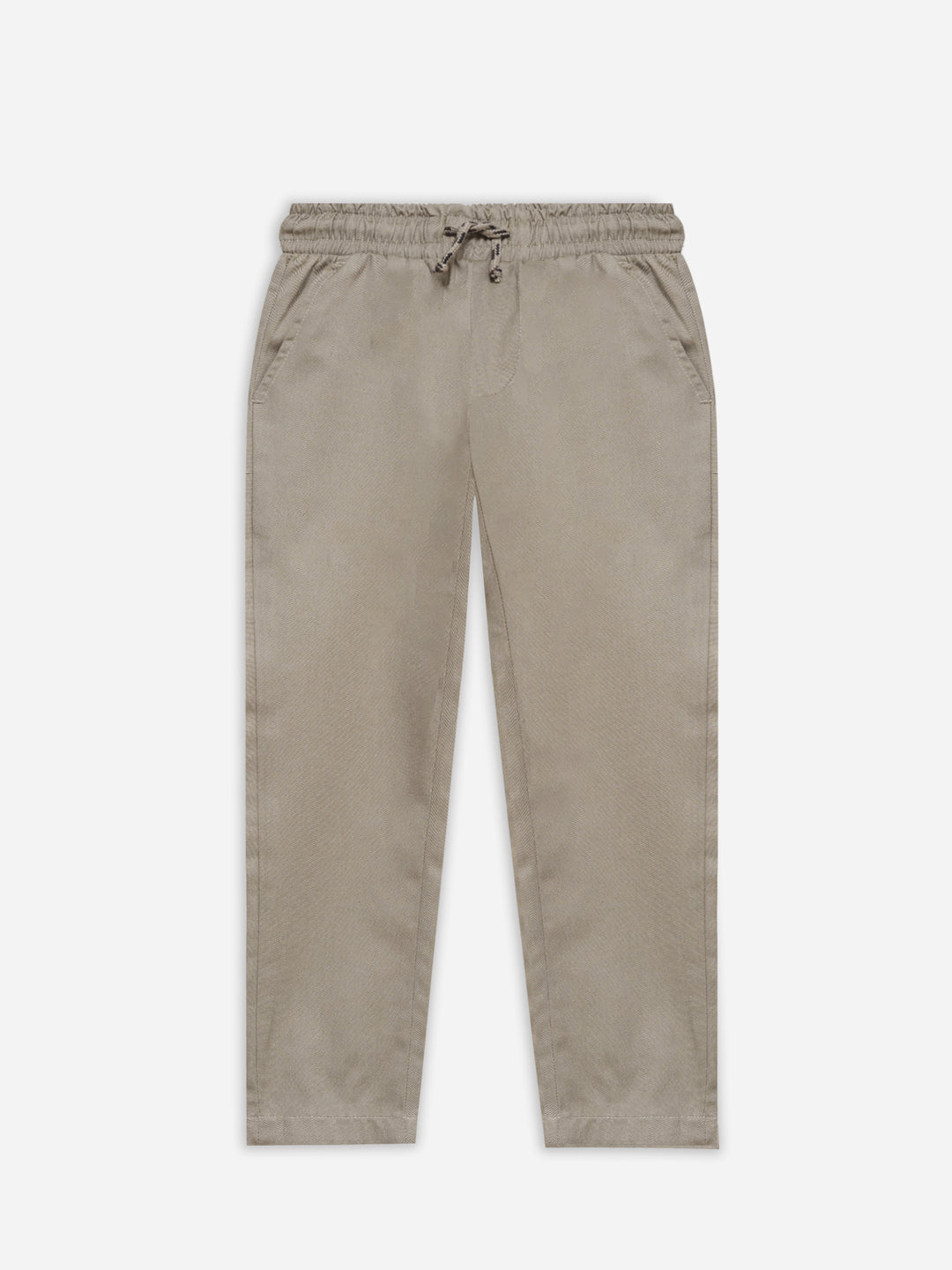 Khaki Straight Fit Casual Pajama - Junior