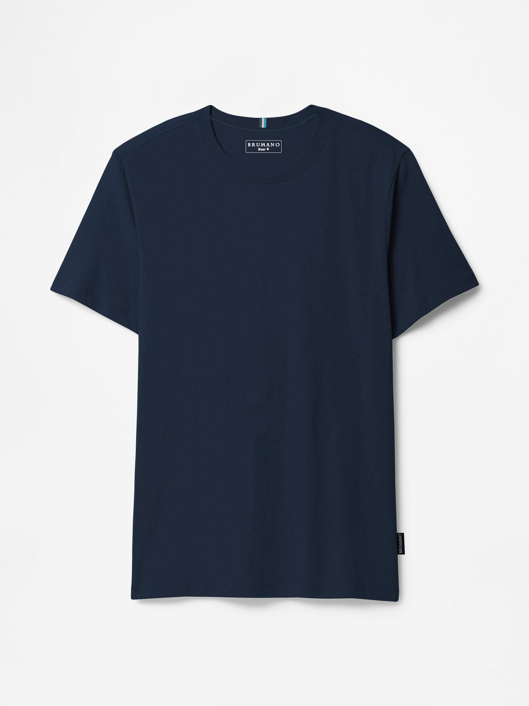 Navy blue regular fit crew neck t shirt