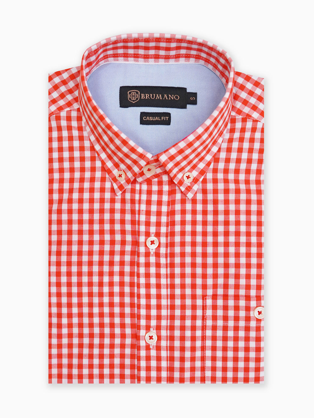 Red Bold Gingham Checkered Shirt