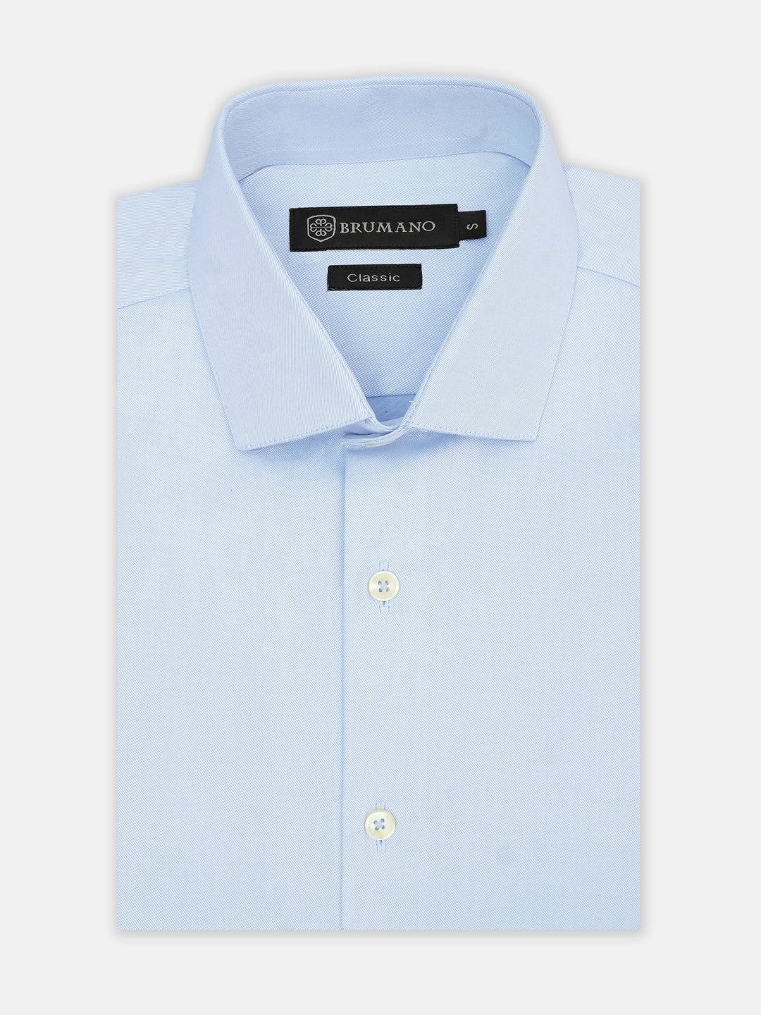 Sky blue formal twill shirt