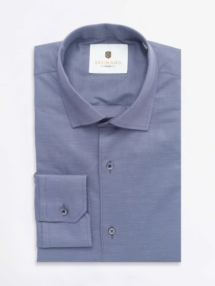 Classic Grey Structured Shirt