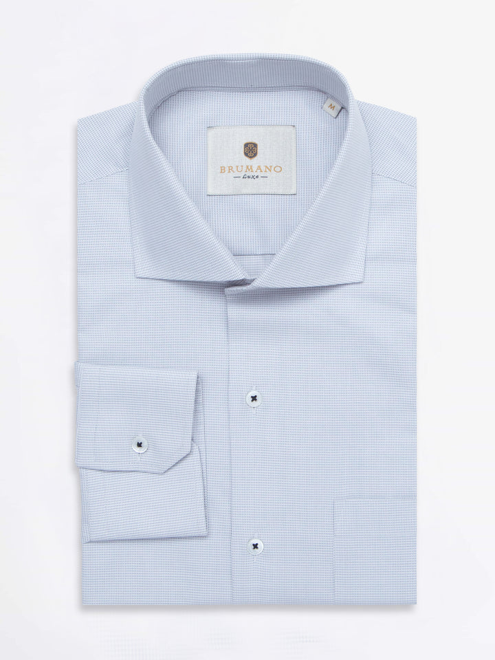 Light Grey Dobby Shirt