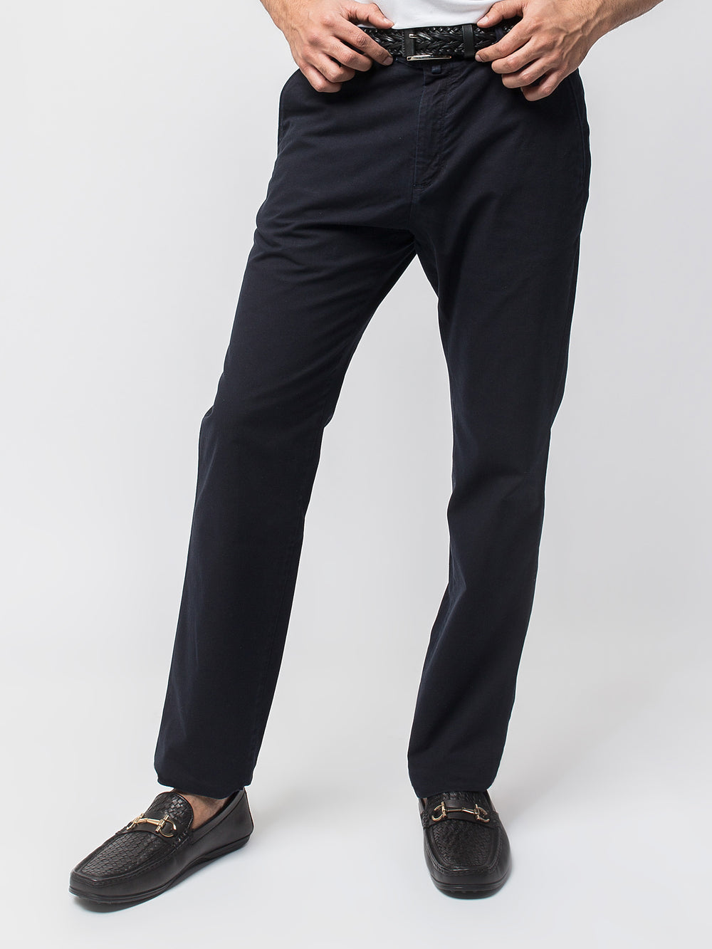Navy casual chino