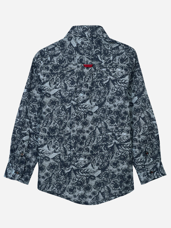Anchor Grey Floral Printed Casual Shirt Brumano Pakistan