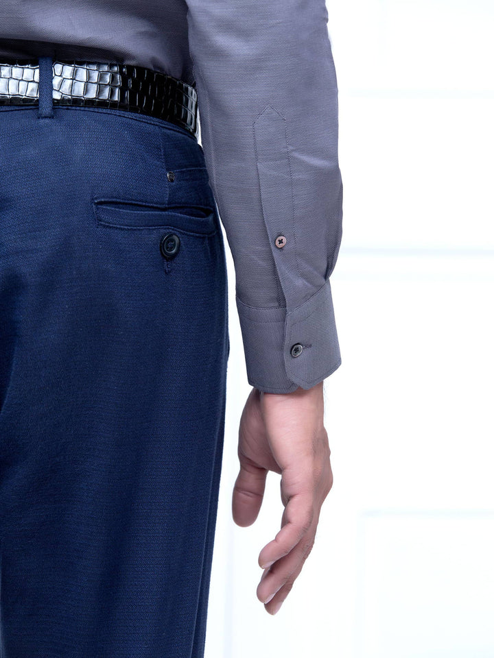 Classic Grey Structured Shirt