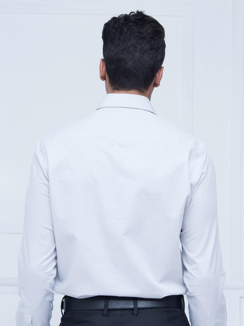 Light Grey Dobby Shirt