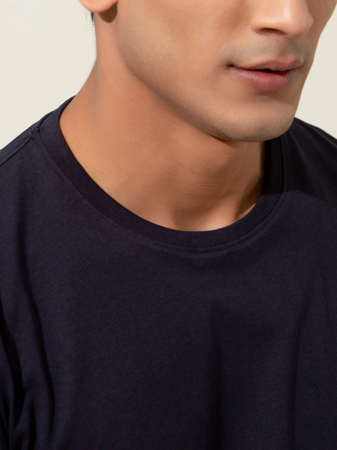 Basic Navy Blue Crew Neck T-Shirt Brumano PakistanBasic Navy Blue Crew Neck T-Shirt Brumano Pakistan