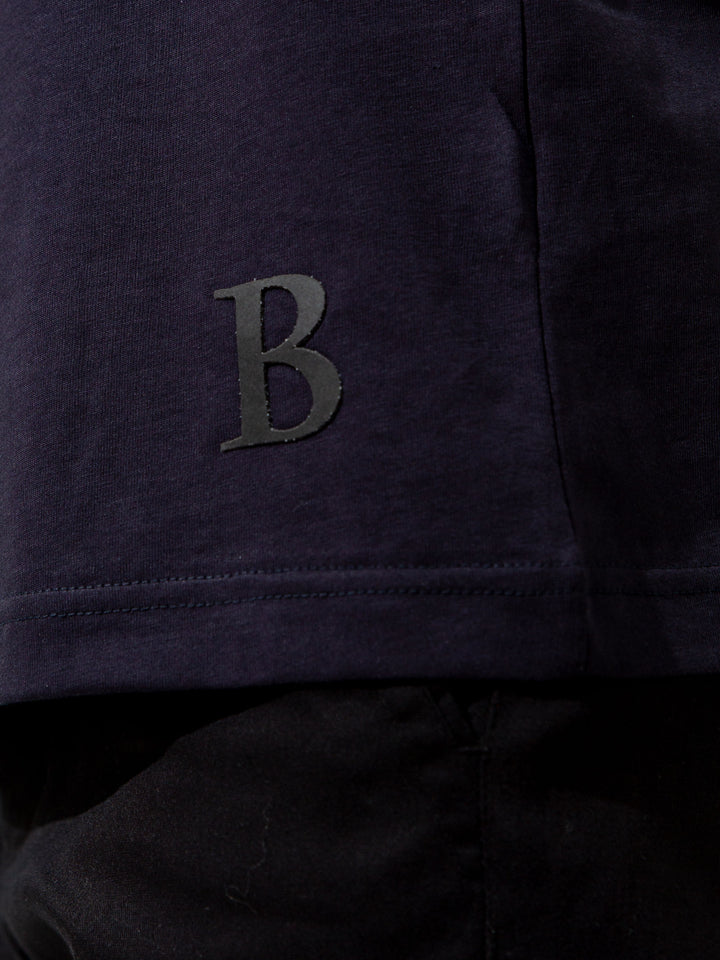 Basic Navy Blue Crew Neck T-Shirt Brumano Pakistan