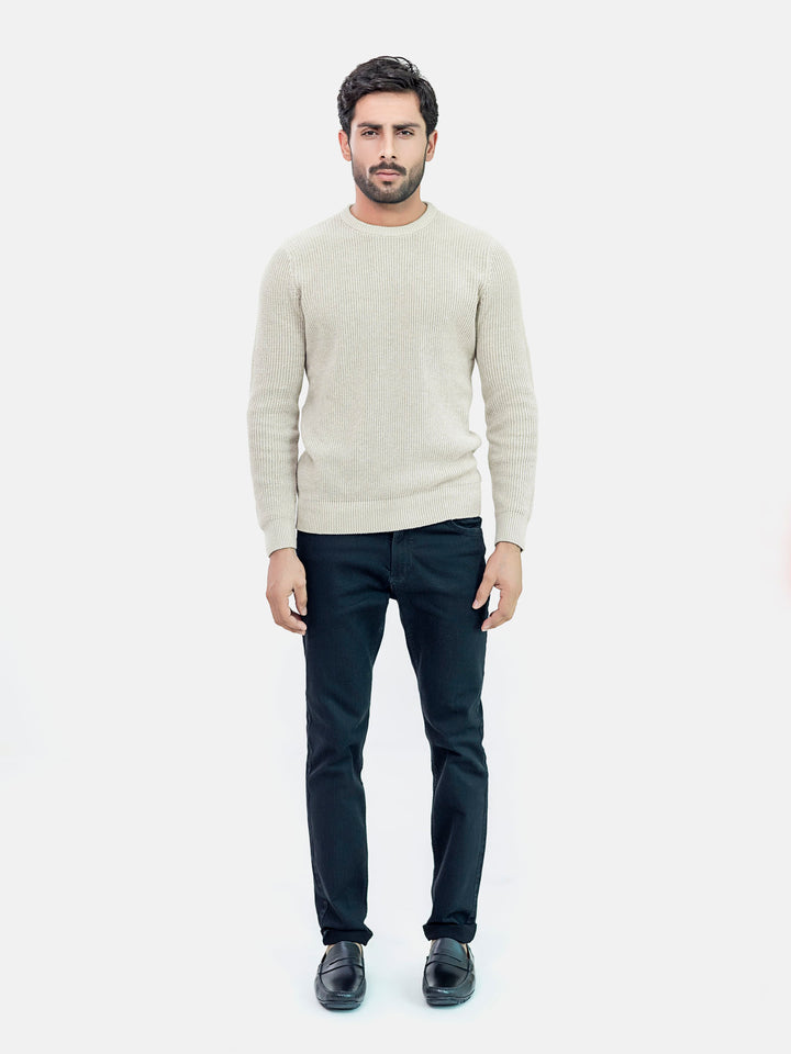 Beige Knitted Jumper