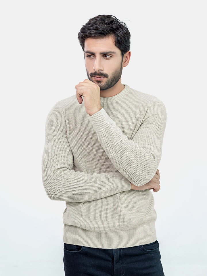 Beige Knitted Jumper