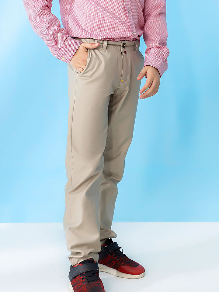 Beige Light Weight Casual Trouser Brumano Pakistan