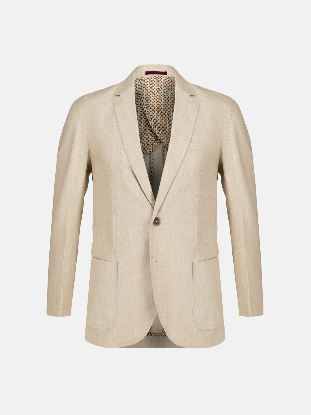 Beige Linen Blended Blazer Brumano Pakistan