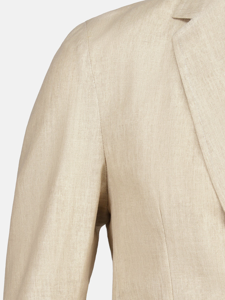 Beige Linen Blended Blazer Brumano Pakistan