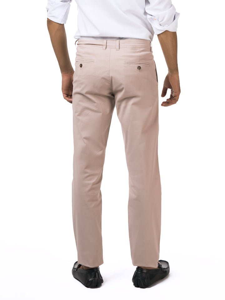 Beige Slim Fit Satin Chino Brumano Pakistan
