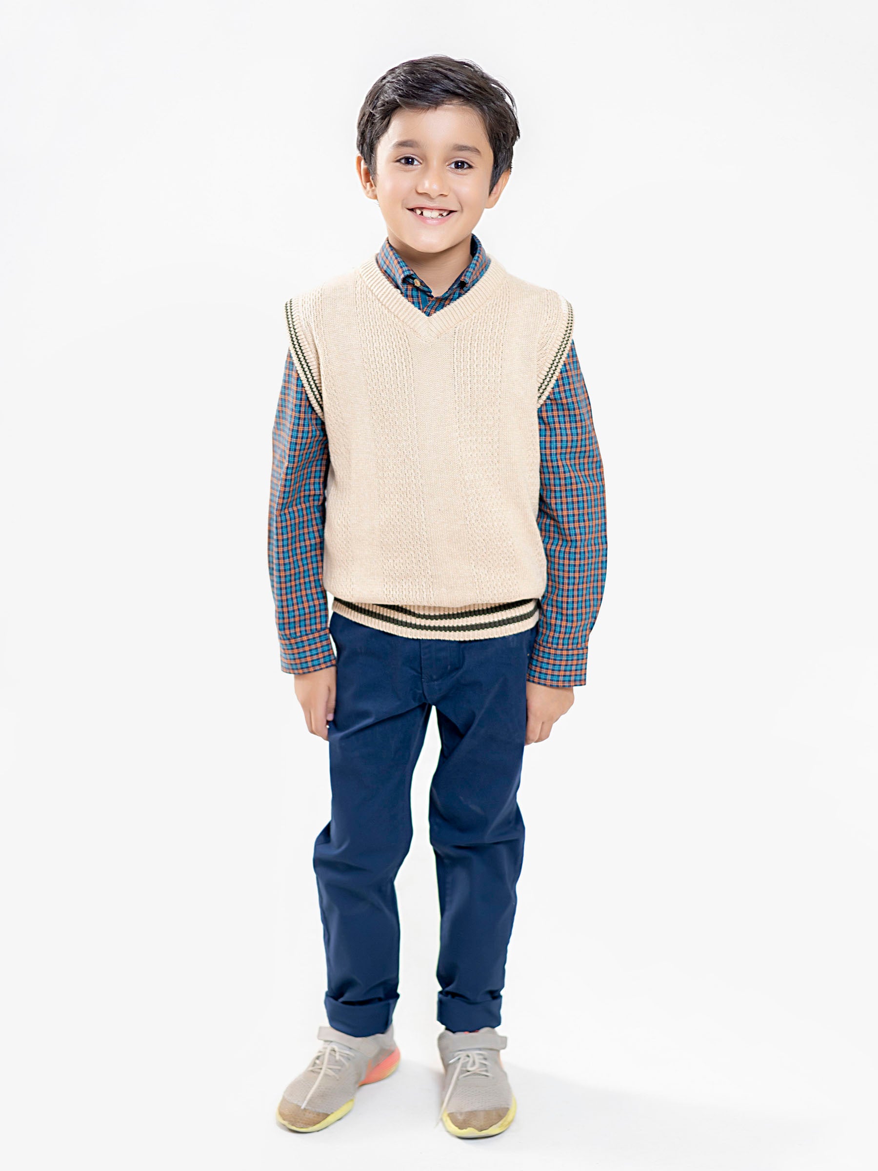 Kids deals sleeveless sweater