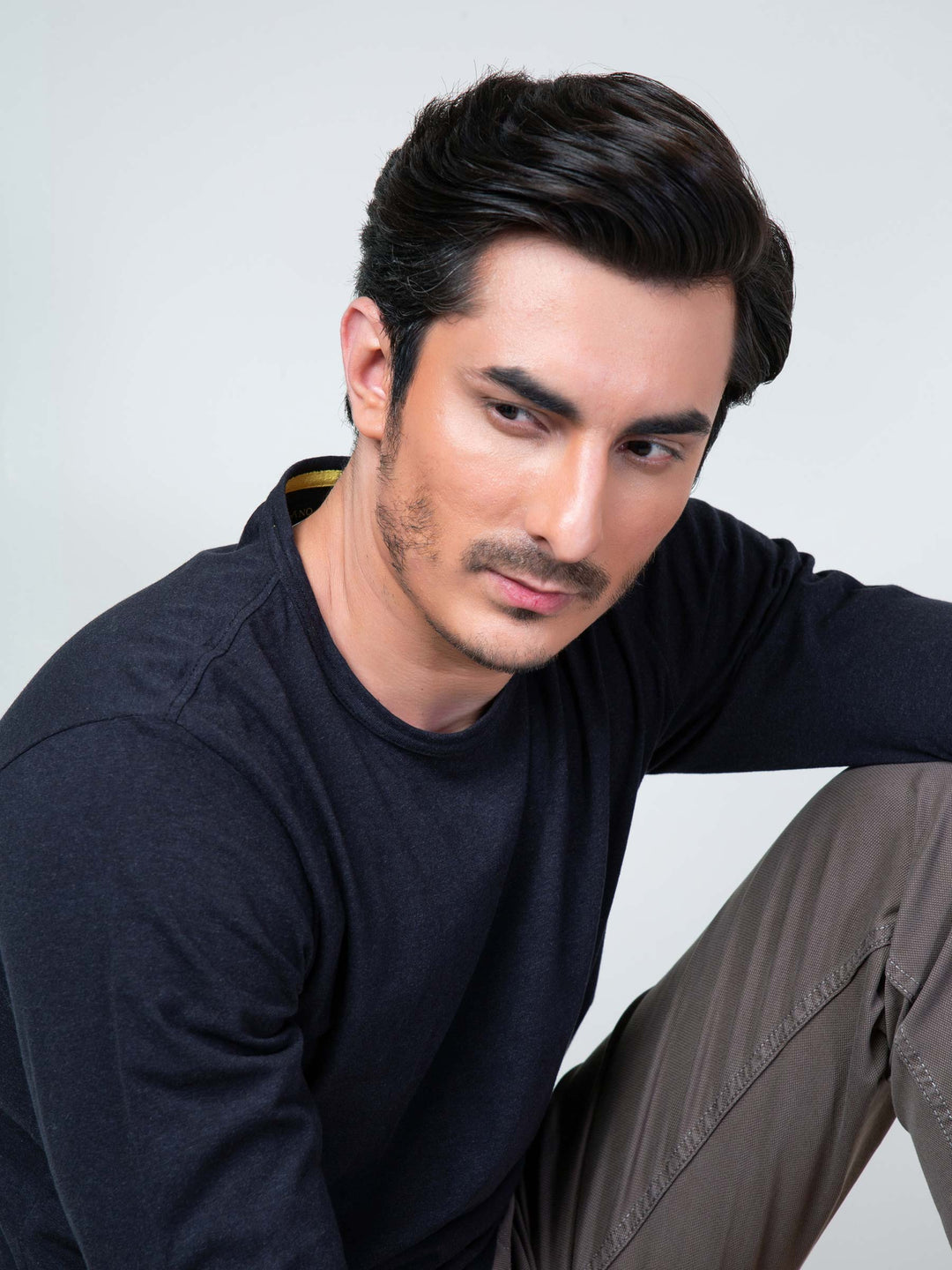 Black Long Sleeve T-Shirt Brumano Pakistan