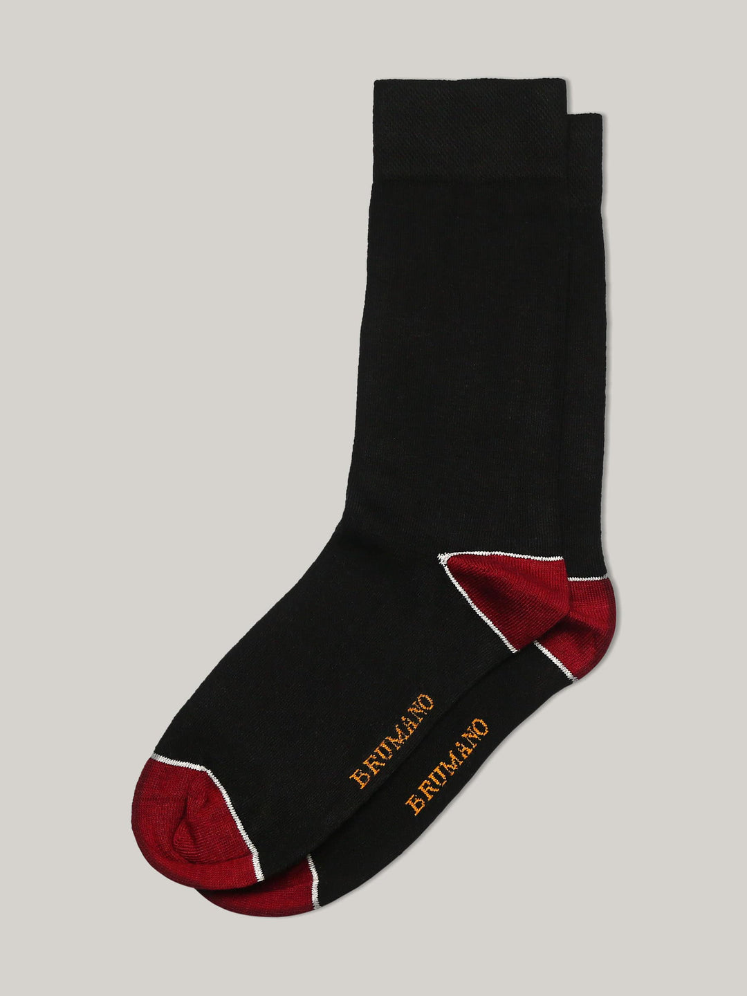 Black & Maroon Cotton Socks Brumano Pakistan