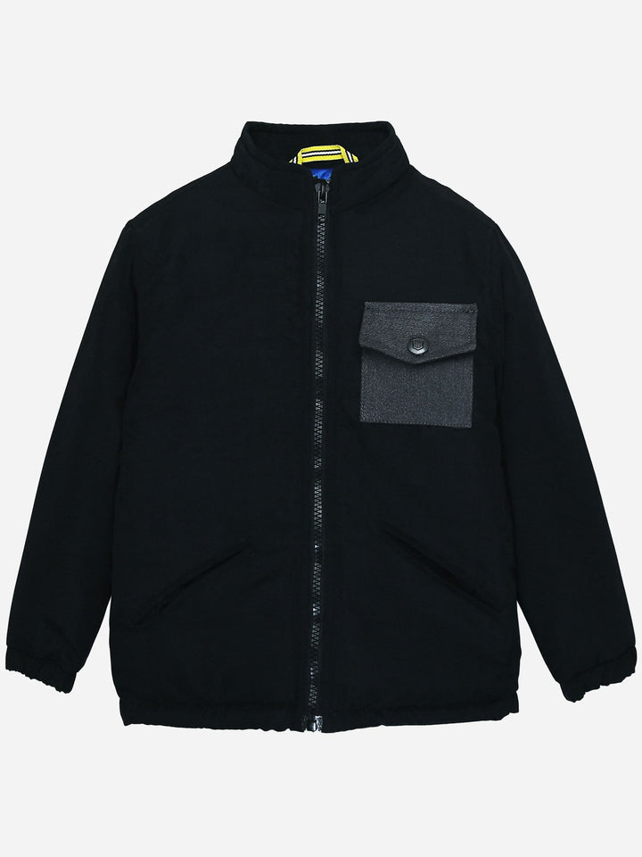 Black Quilted Casual Jacket Brumano Pakistan