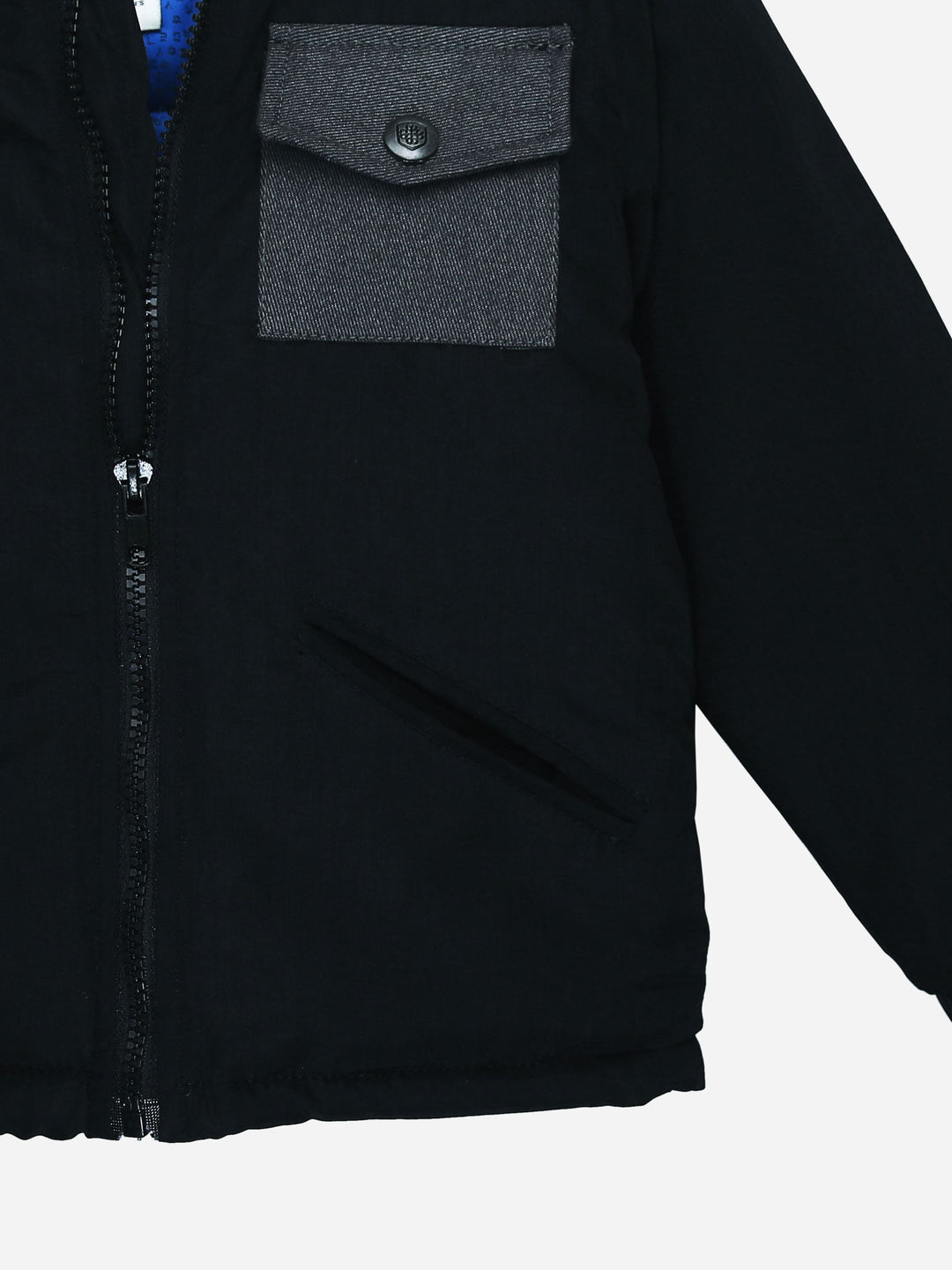 Black Quilted Casual Jacket Brumano Pakistan
