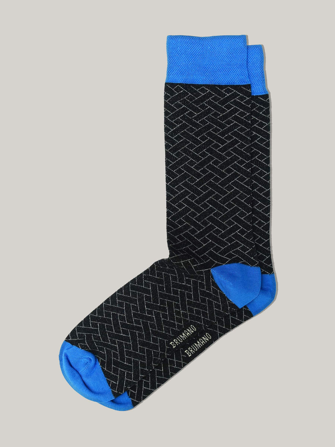 Black & Royal Blue Cotton Socks Brumano Pakistan