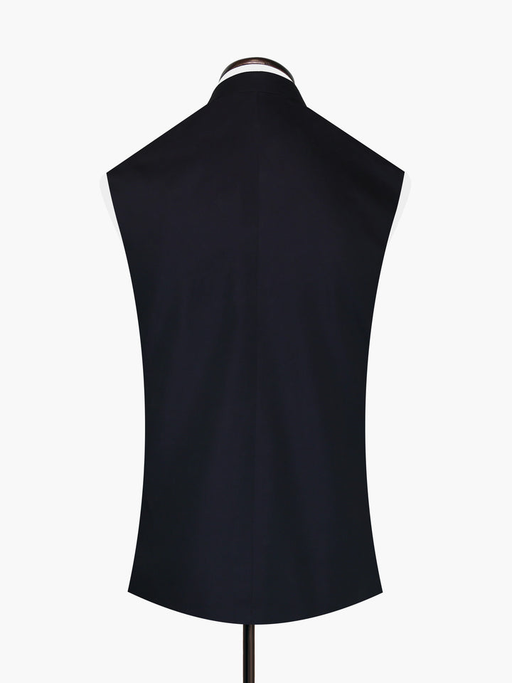 Black Satin Waistcoat Brumano Pakistan