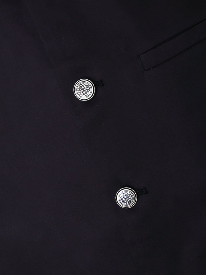 Black Satin Waistcoat Brumano Pakistan