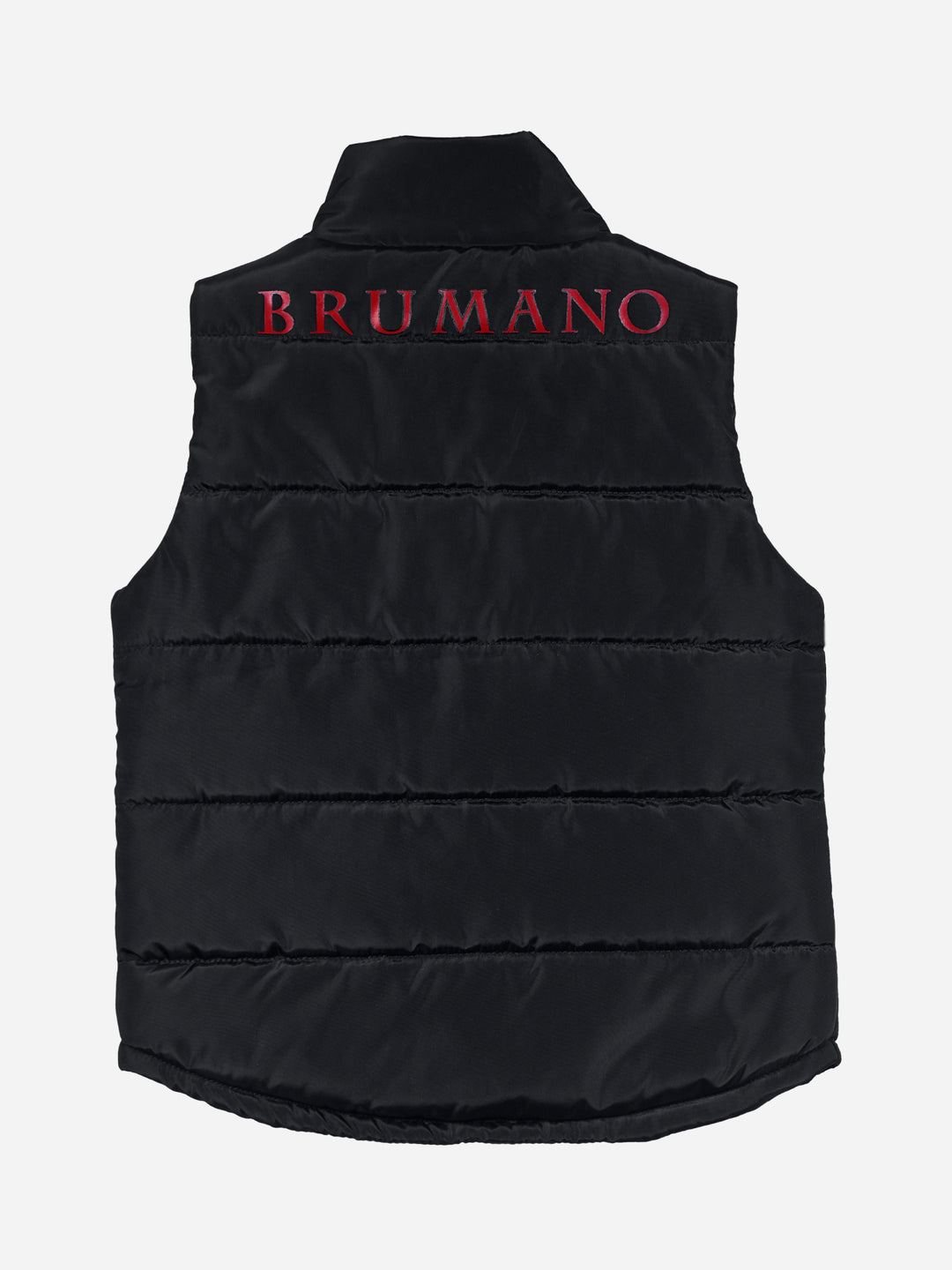 Black Sleeveless Casual Puffer Jacket Brumano Pakistan