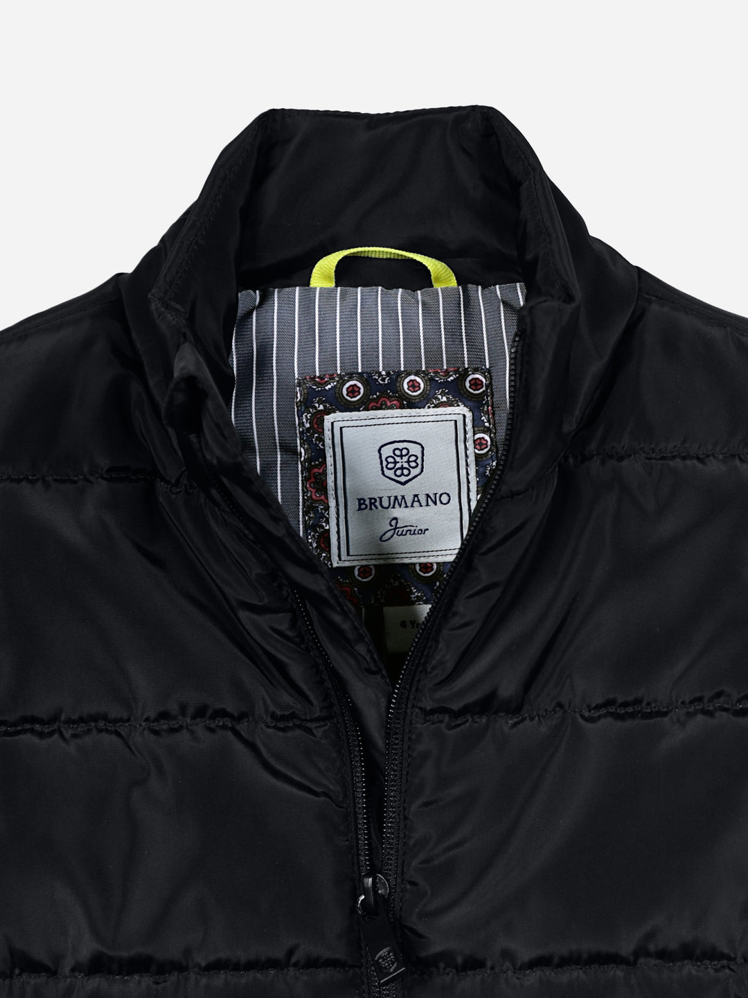 Black Sleeveless Casual Puffer Jacket Brumano Pakistan