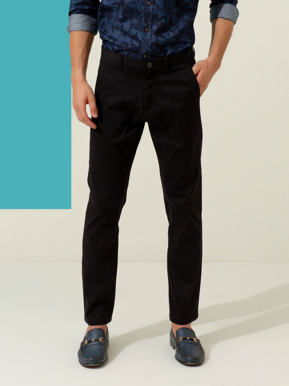 Black Twill Chino