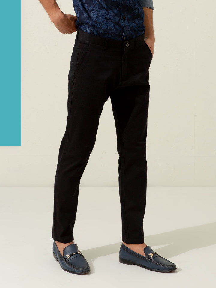 Black Twill Chino Brumano Pakistan