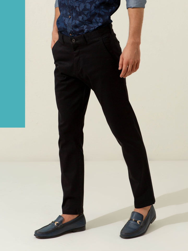 Black Twill Chino Brumano Pakistan