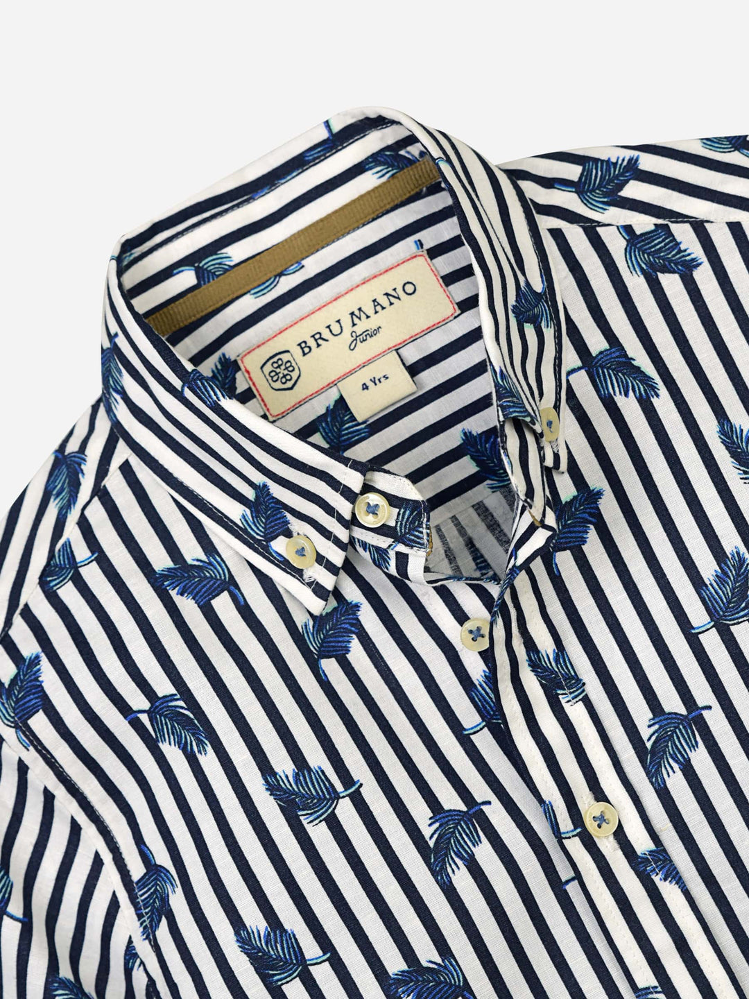 Black & White Striped Short Sleeve Casual Shirt Brumano Pakistan