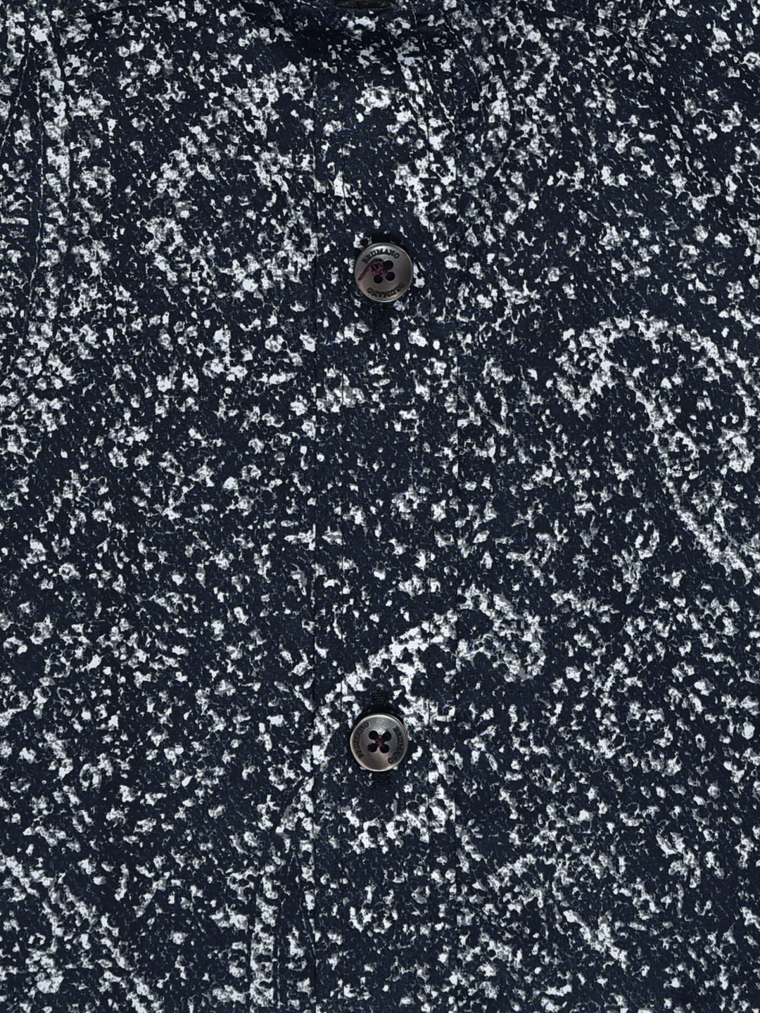 Black Large Paisley Printed shirt Brumano Pakistan
