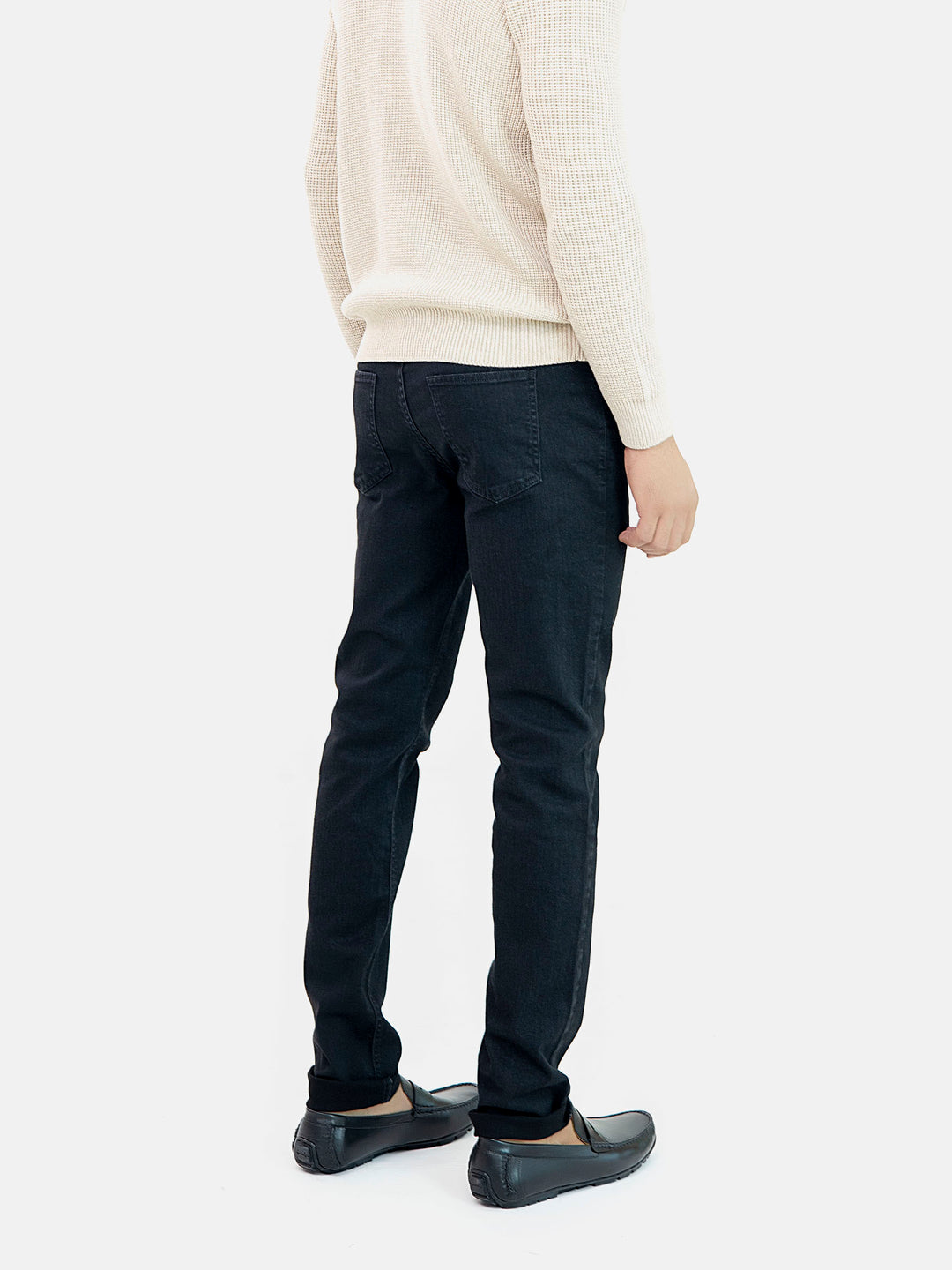 Black Straight Fit Jeans Brumano Pakistan