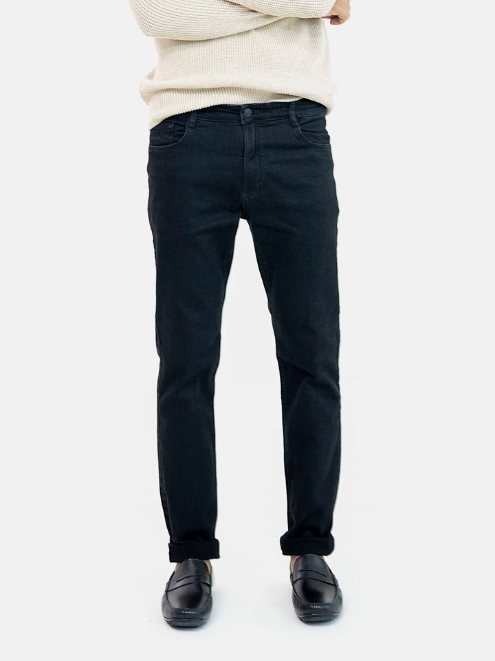 Black Straight Fit Jeans Brumano Pakistan
