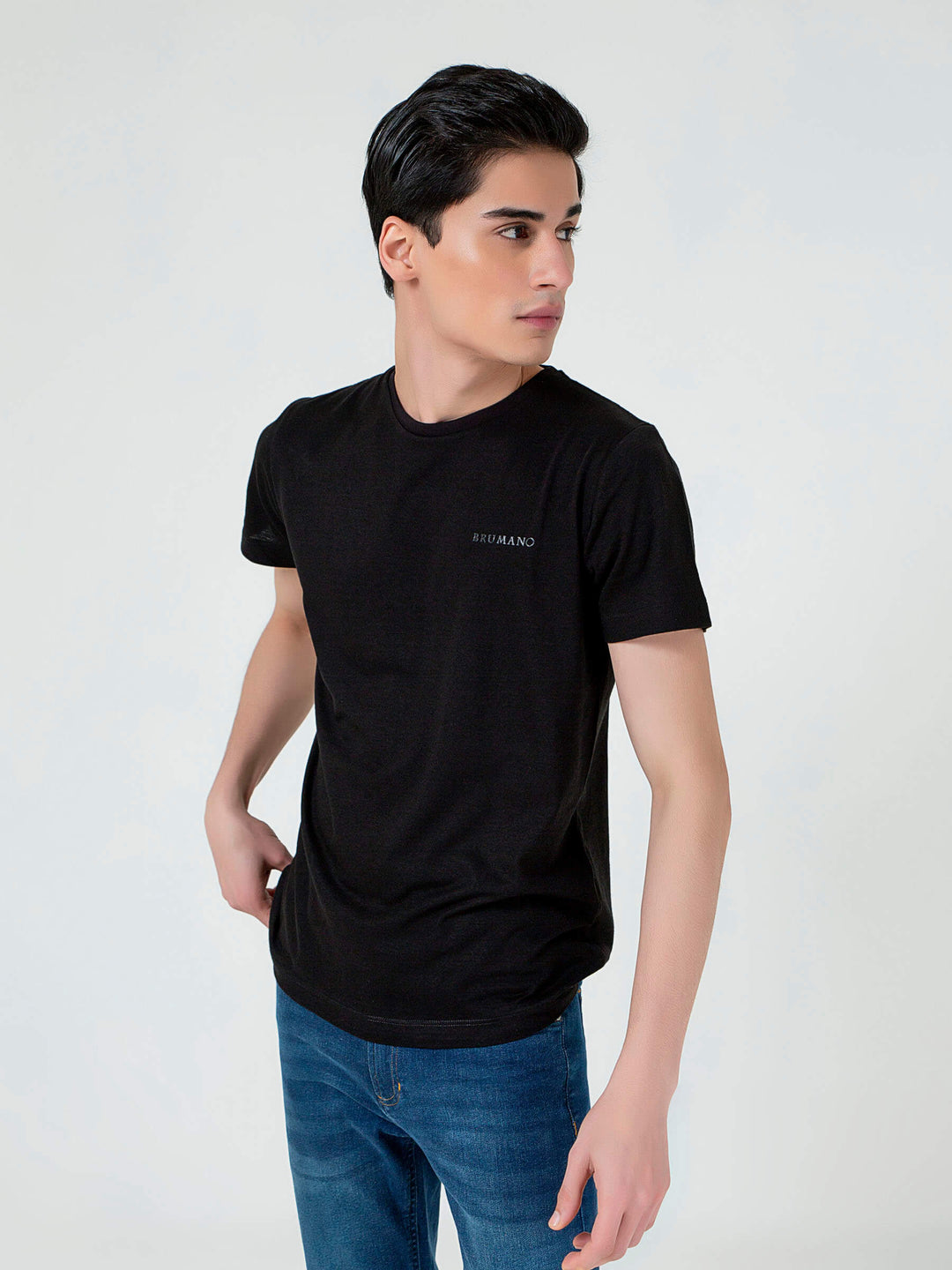 Black Super Soft Crew Neck T-Shirt