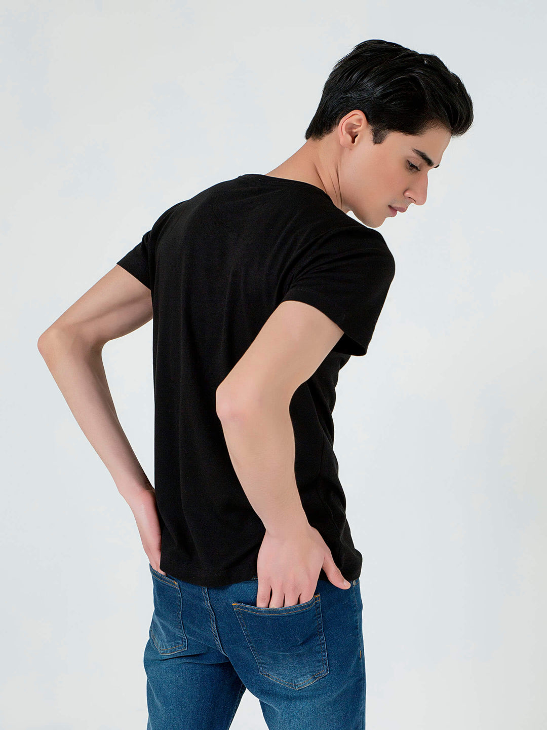 Black Super Soft Crew Neck T-Shirt