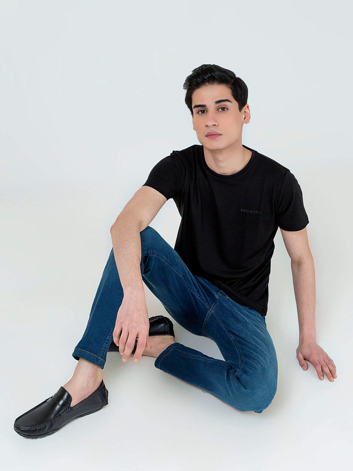 Black Super Soft Crew Neck T-Shirt