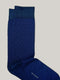 Blue Cut Flower Mercerized Socks Brumano Pakistan