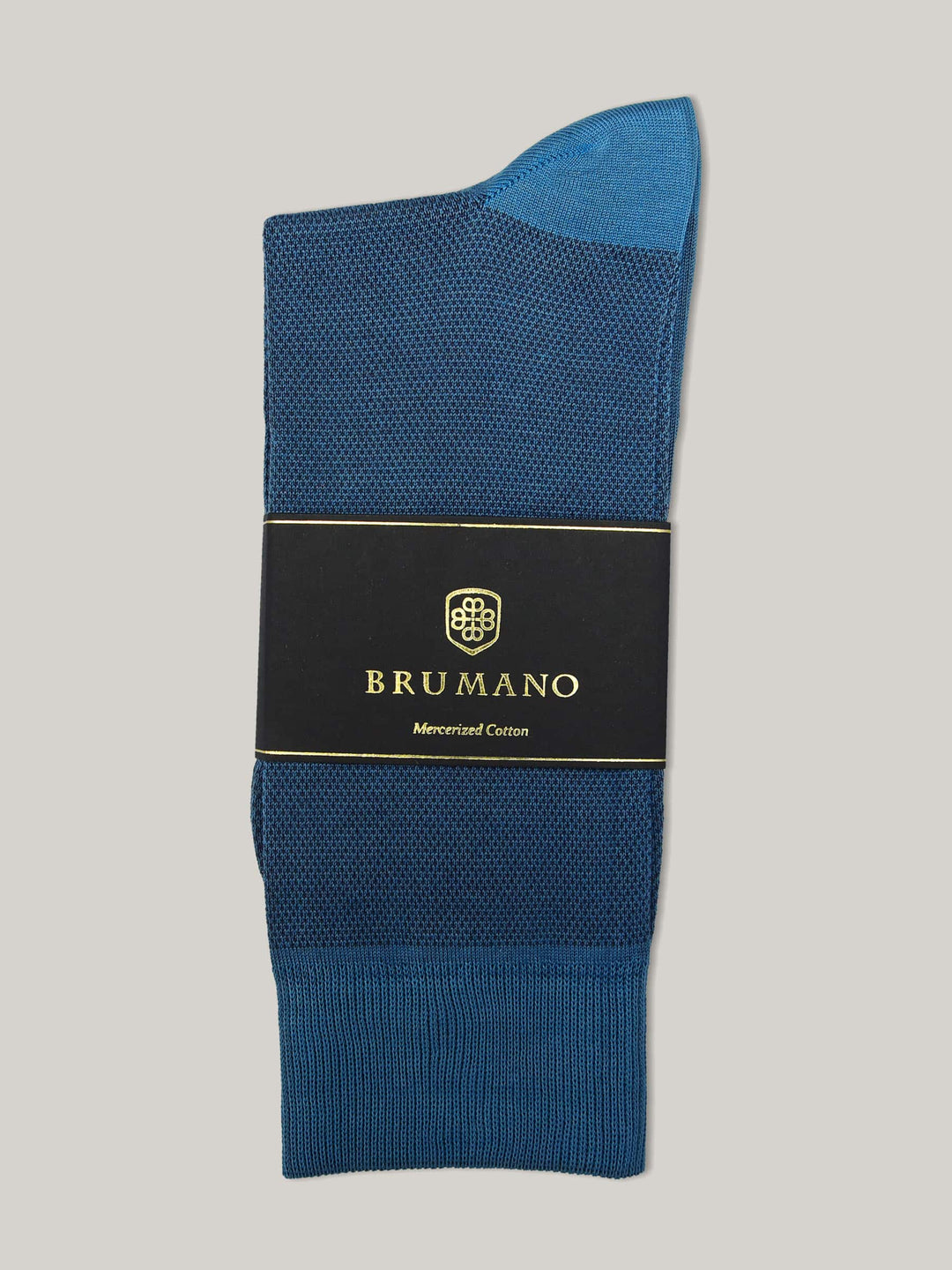 Blue Dobby Mercerized Socks Brumano Pakistan