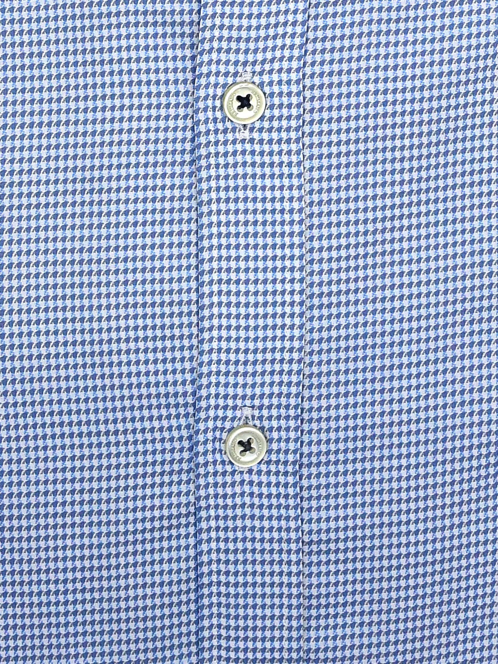 Blue & Grey Houndstooth Shirt