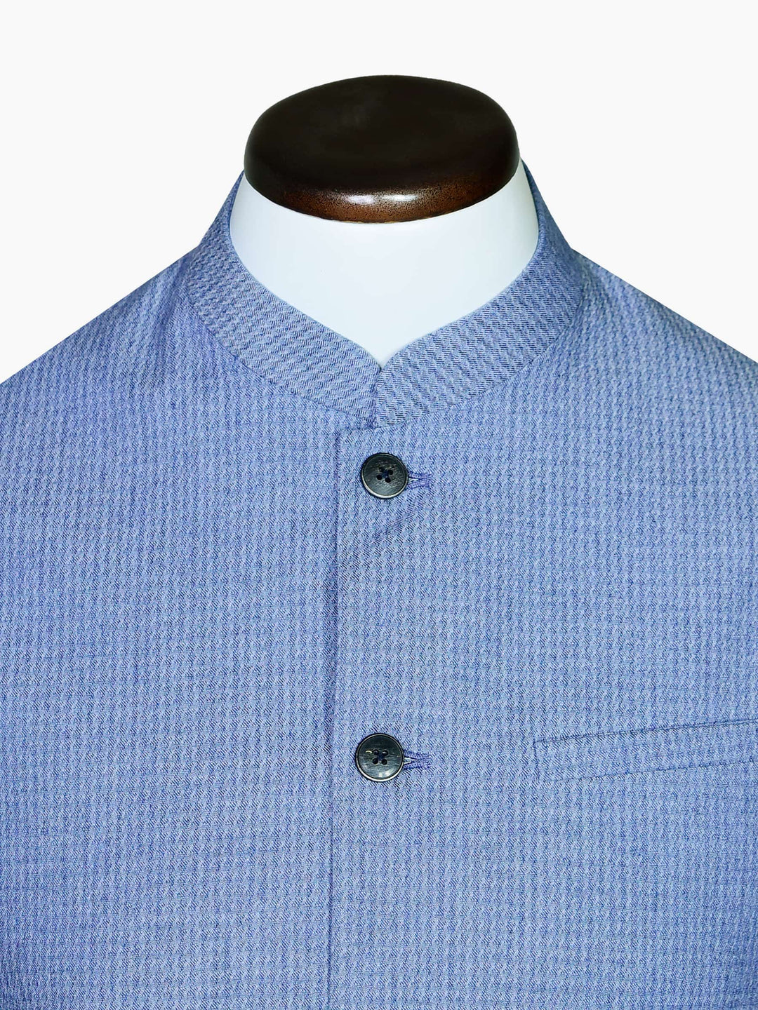 Blue Houndstooth Waistcoat Brumano Pakistan