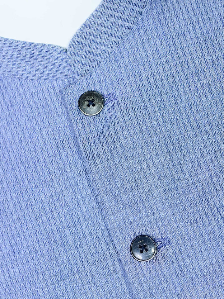 Blue Houndstooth Waistcoat Brumano Pakistan