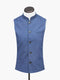 Blue Linen Waistcoat Brumano Pakistan